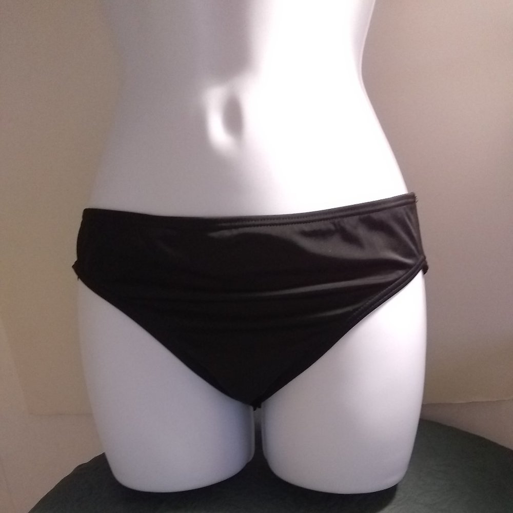 Island Escape New Black size 8 Bikini Bottoms